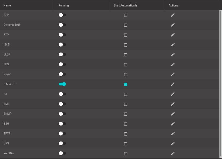 freenas service